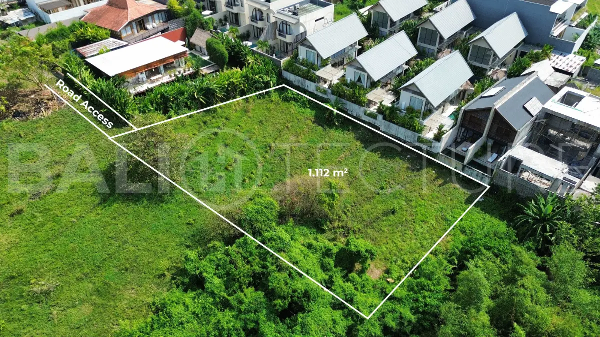 1,112 sqm Ready-to-Build Land in Pererenan’s High-Growth Area3