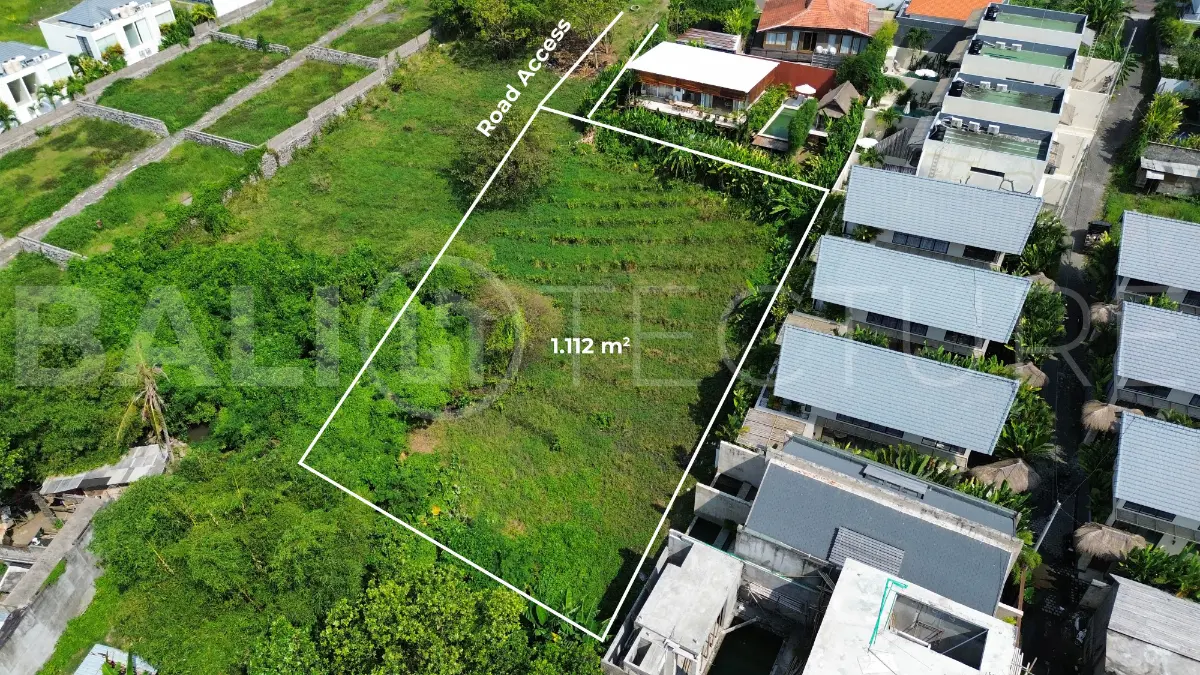 1,112 sqm Ready-to-Build Land in Pererenan’s High-Growth Area4