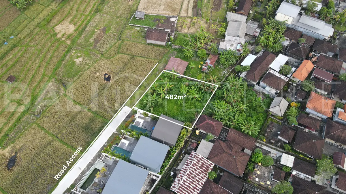 Select 482 sqm Leasehold Land in Cepaka with Rice Field View 482 sqm Leasehold Land in Cepaka with Rice Field View 2