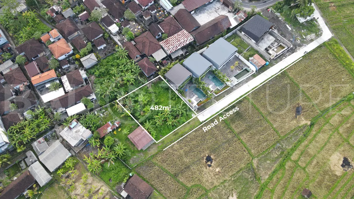 Select 482 sqm Leasehold Land in Cepaka with Rice Field View 482 sqm Leasehold Land in Cepaka with Rice Field View 4