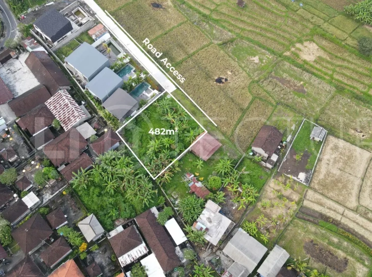 Select 482 sqm Leasehold Land in Cepaka with Rice Field View 482 sqm Leasehold Land in Cepaka with Rice Field View 5
