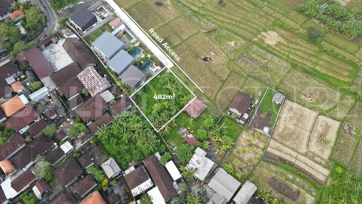 Select 482 sqm Leasehold Land in Cepaka with Rice Field View 482 sqm Leasehold Land in Cepaka with Rice Field View 5