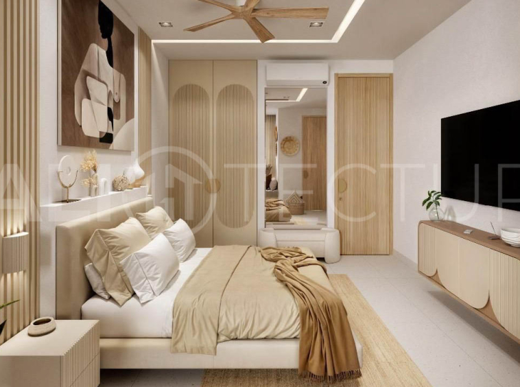 Stylish 2 Bedroom Villa with Jacuzzi Rooftop Near White Sand Beach1