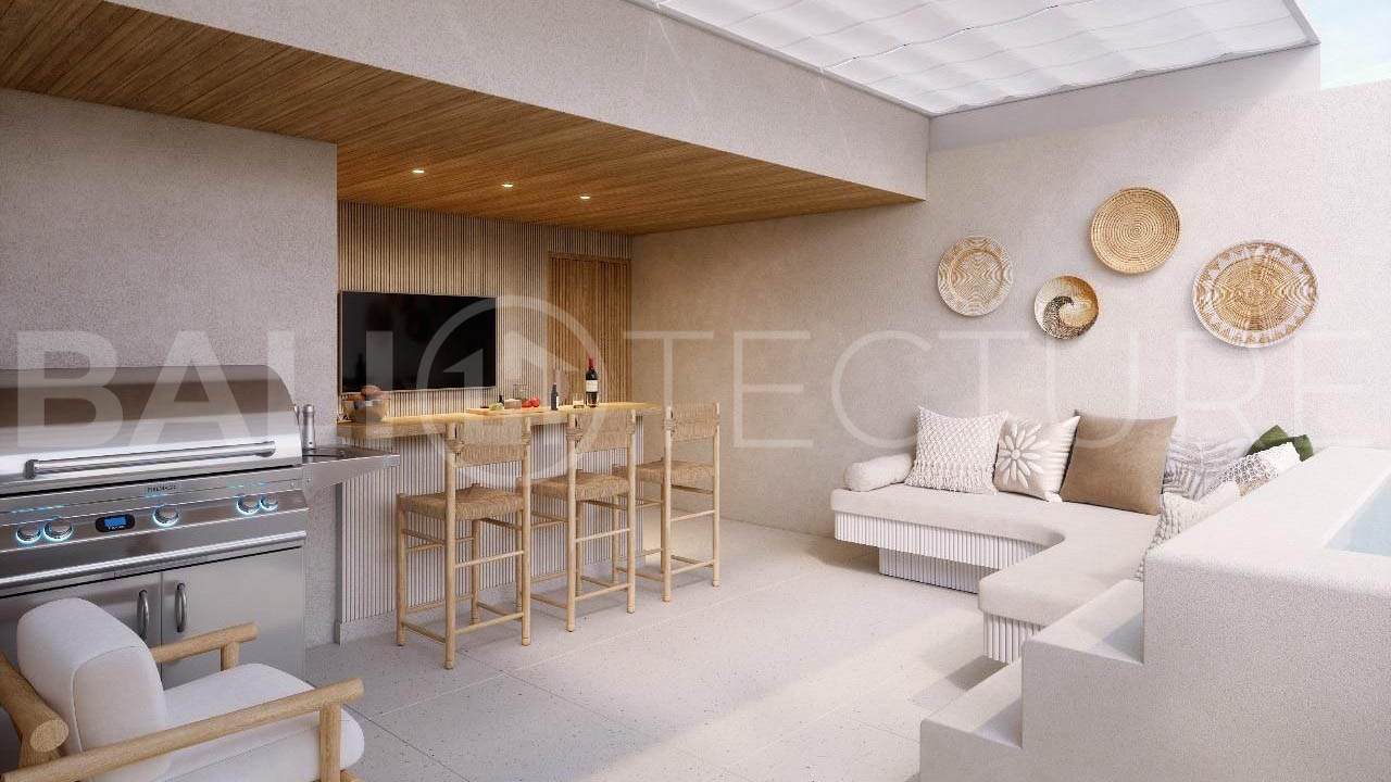 Stylish 2 Bedroom Villa with Jacuzzi Rooftop Near White Sand Beach3
