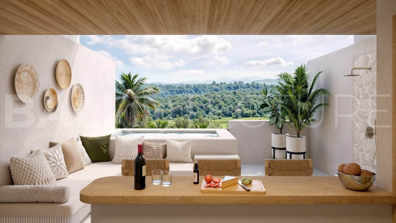 Stylish 2 Bedroom Villa with Jacuzzi Rooftop Near White Sand Beach6