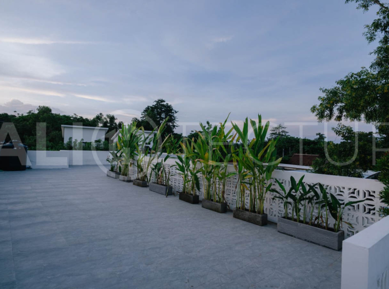 Modern 2 Bedroom Villa with Rooftop & Tropical Garden in Nyang Nyang13