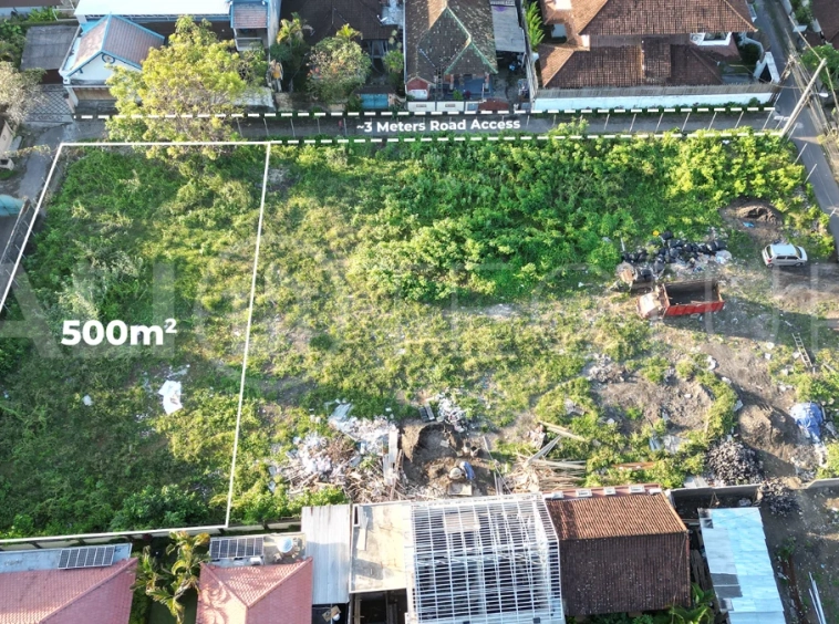 Touristic-Area-500m2-Land-for-Sale-in-Sanur-Beachside-4