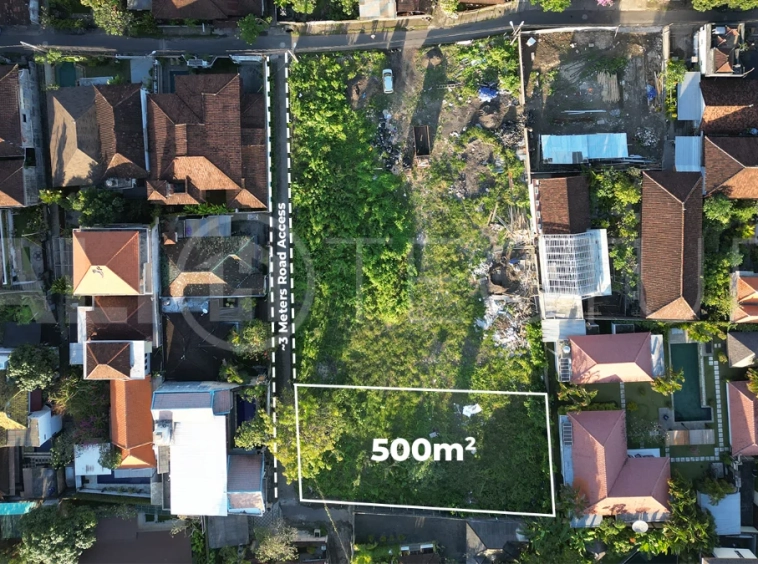 Touristic-Area-500m2-Land-for-Sale-in-Sanur-Beachside-5