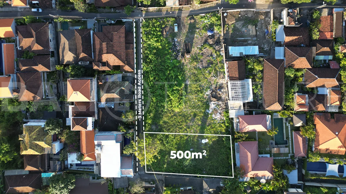 Touristic-Area-500m2-Land-for-Sale-in-Sanur-Beachside-5