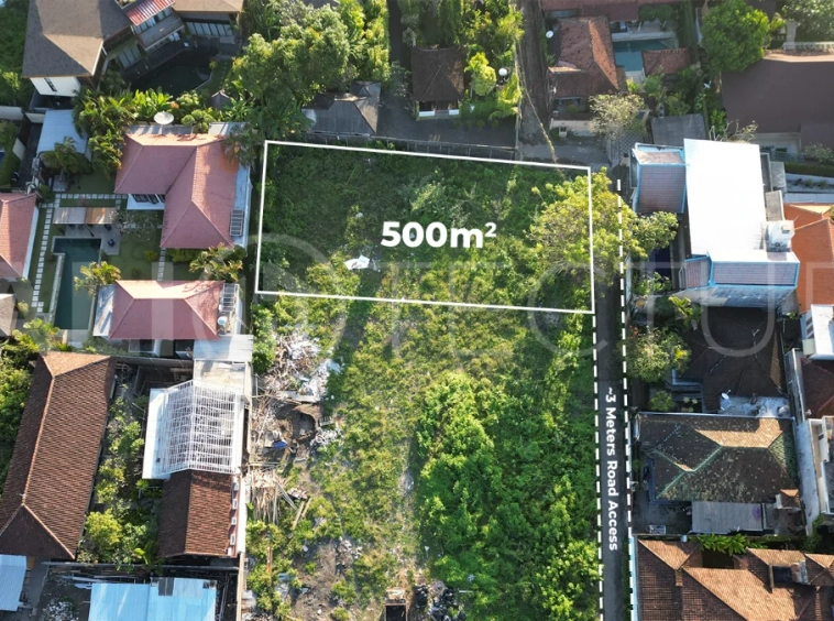 Touristic-Area-500m2-Land-for-Sale-in-Sanur-Beachside-6