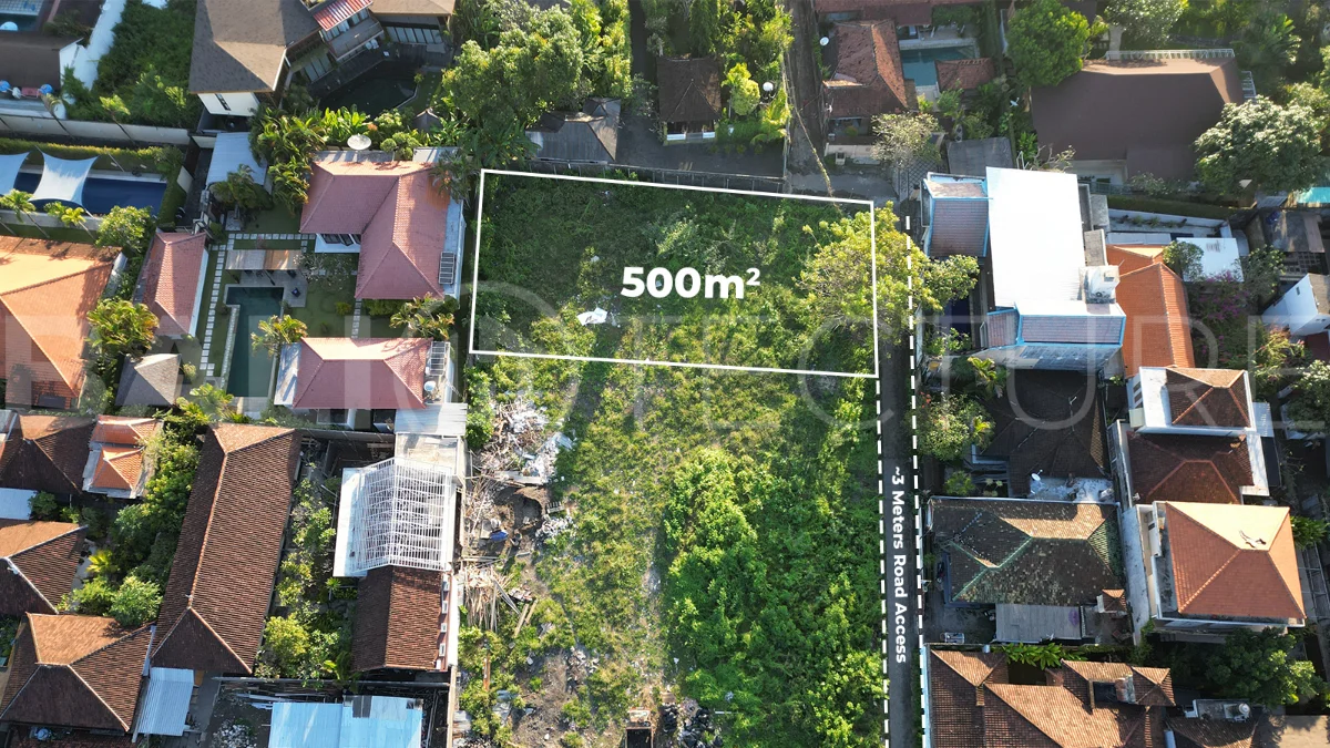 Touristic-Area-500m2-Land-for-Sale-in-Sanur-Beachside-6