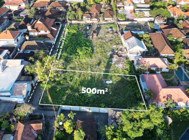 Touristic-Area-500m2-Land-for-Sale-in-Sanur-Beachside-7