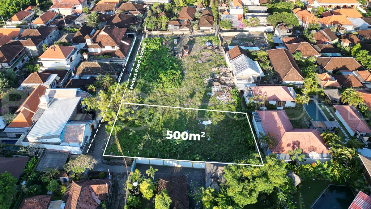 Touristic-Area-500m2-Land-for-Sale-in-Sanur-Beachside-7