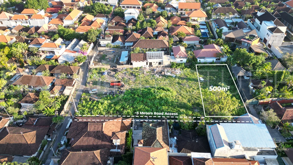 Touristic-Area-500m2-Land-for-Sale-in-Sanur-Beachside-2