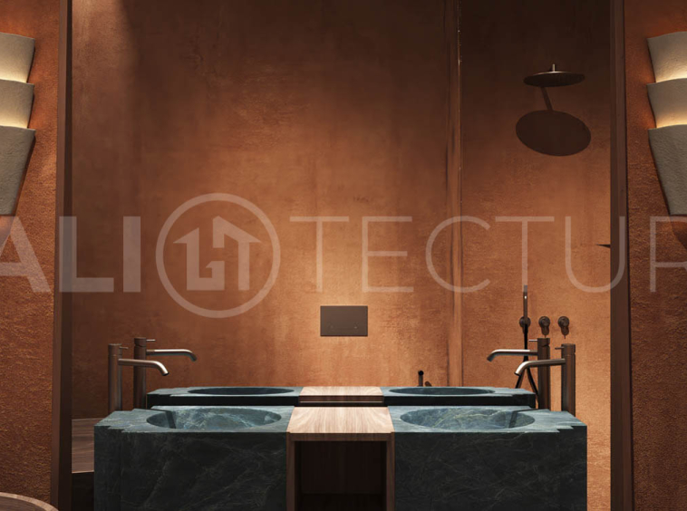 Terracotta Aesthetic 4 Bedroom Villa for Sale in Pererenan-5