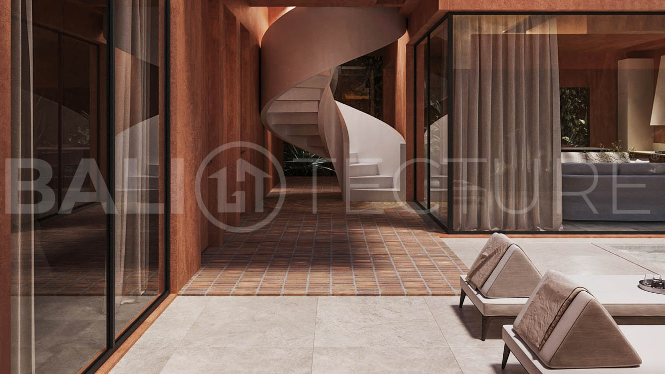 Terracotta Aesthetic 4 Bedroom Villa for Sale in Pererenan-15