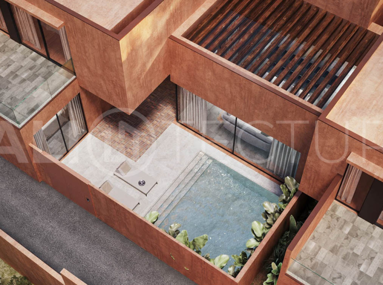 Terracotta Aesthetic 4 Bedroom Villa for Sale in Pererenan-19