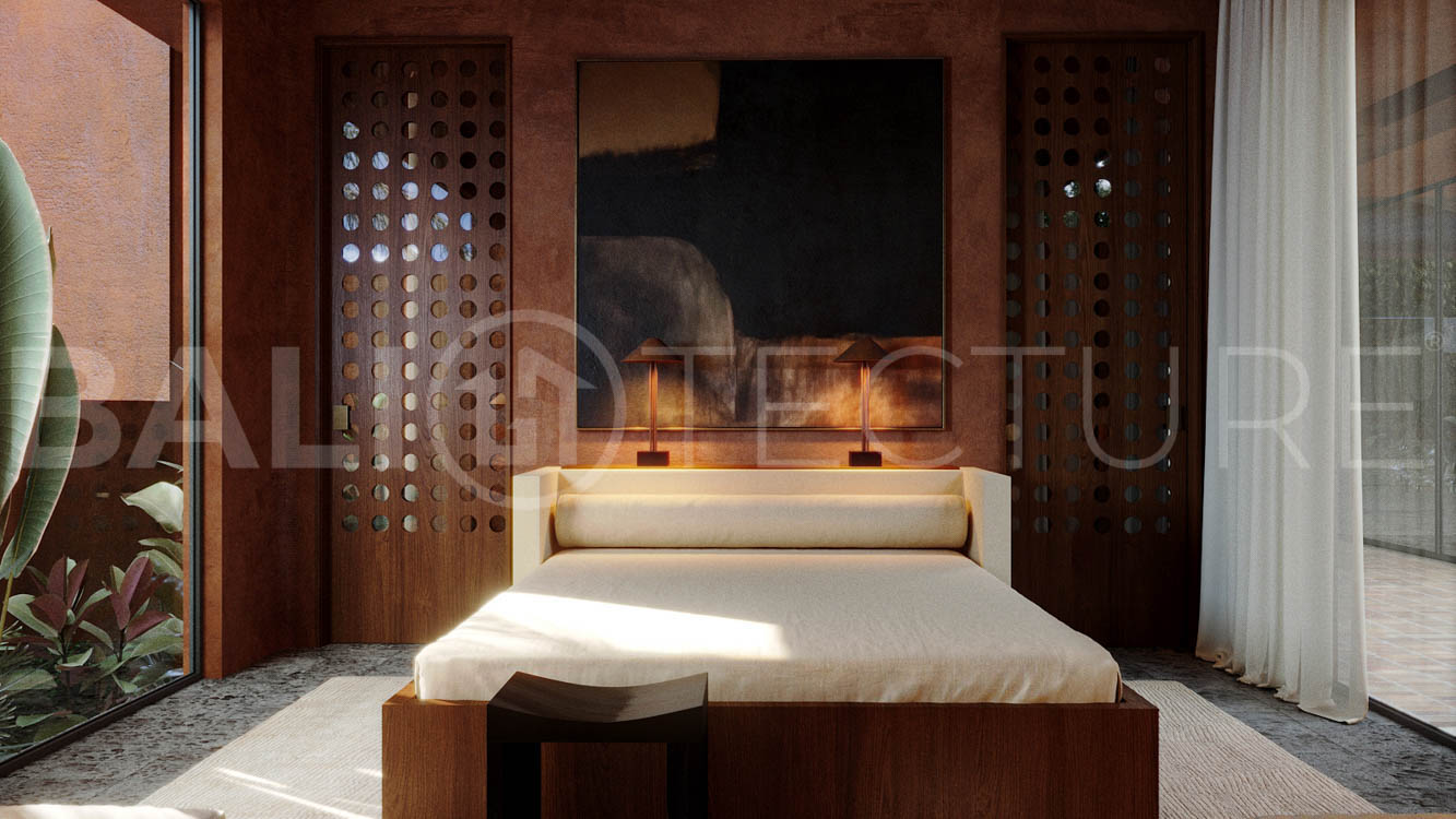 Terracotta Aesthetic 4 Bedroom Villa for Sale in Pererenan-1