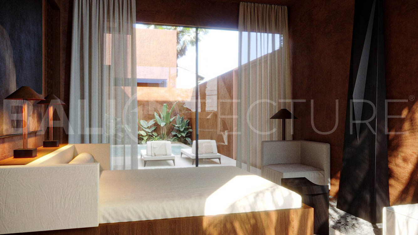 Terracotta Aesthetic 4 Bedroom Villa for Sale in Pererenan-2