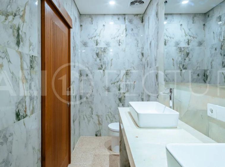 Brand new one bedroom villa for sale in Pecatu, Uluwatu, featuring modern two storey design, private swimming pool, fully furnished interiors, 90 sqm land, and a rare 50 year leasehold.