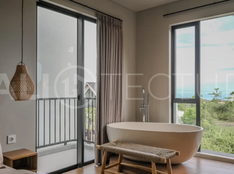 ChatGPT said: Modern 2-bedroom villa with private pool and ocean views for sale in Pecatu, Uluwatu, Bali, near New Kuta Golf, GWK, Uluwatu Temple, beach clubs, cafes, restaurants, gyms, and padel courts.