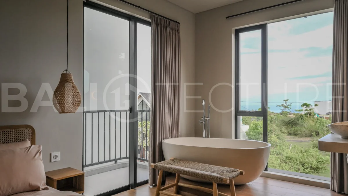 ChatGPT said: Modern 2-bedroom villa with private pool and ocean views for sale in Pecatu, Uluwatu, Bali, near New Kuta Golf, GWK, Uluwatu Temple, beach clubs, cafes, restaurants, gyms, and padel courts.