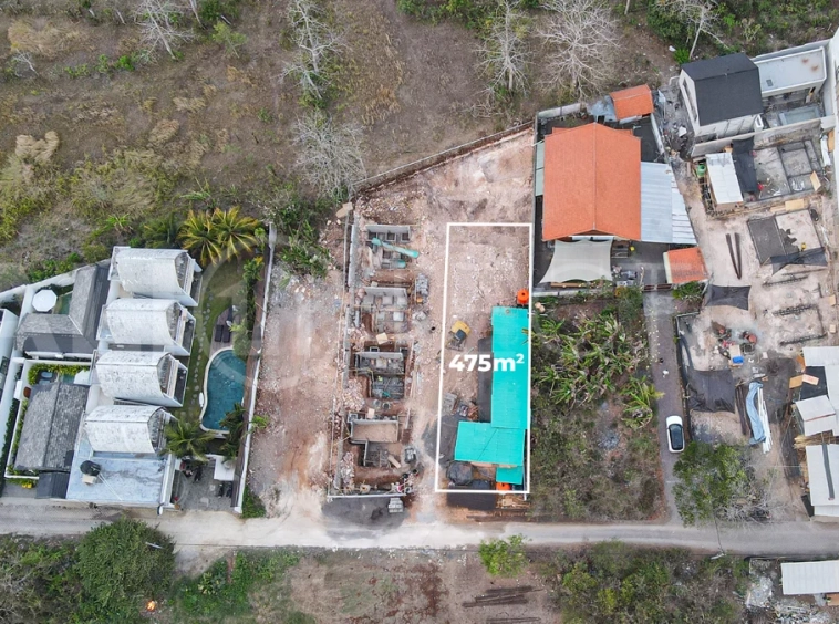 475m² land for sale in Uluwatu, ideal for residential villa development, near Nyang Nyang Beach, Uluwatu Temple, Padang Padang, restaurants, cafes, sports centres, and paragliding spots.