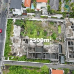 2,500 m² commercial leasehold land for sale on the main street near Nelayan Beach, Canggu, with easy access to Berawa, Batu Bolong, restaurants, cafés, gyms, and beach clubs.