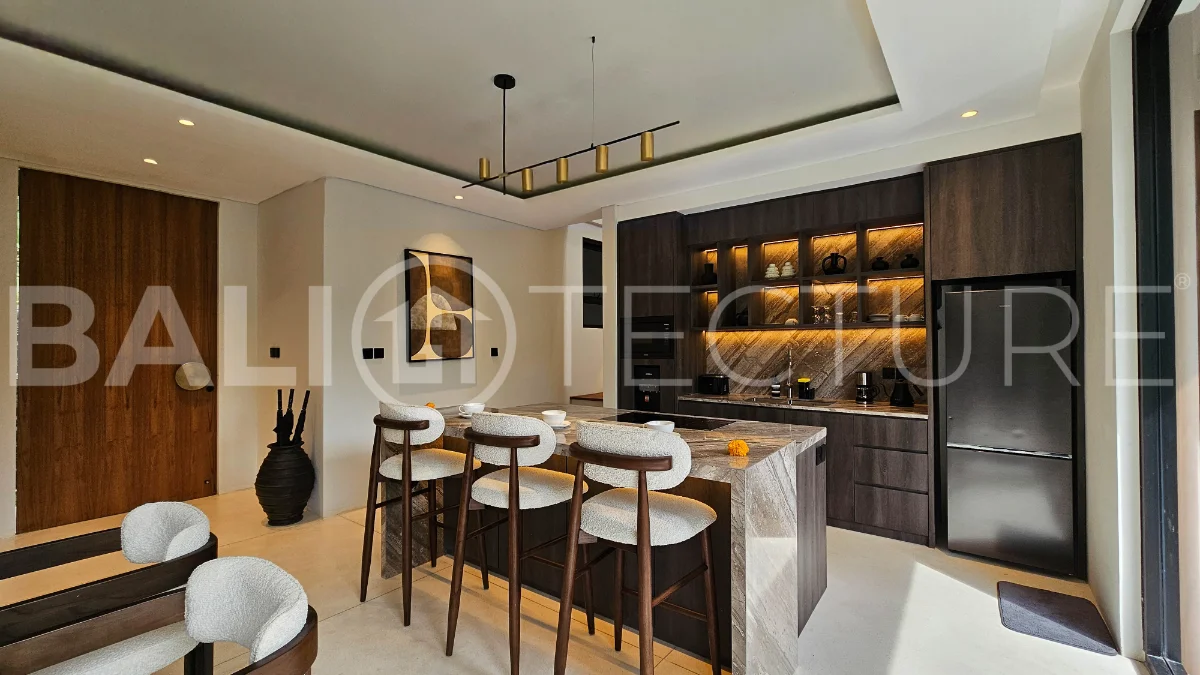 Modern two-storey villa on 200 m² freehold land featuring 3 bedrooms, 3 bathrooms, a powder room, private 2.5 m x 9 m swimming pool, warehouse, and parking for two cars.