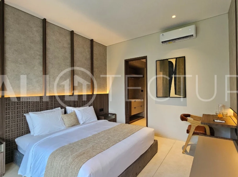 Modern two-storey villa on 200 m² freehold land featuring 3 bedrooms, 3 bathrooms, a powder room, private 2.5 m x 9 m swimming pool, warehouse, and parking for two cars.