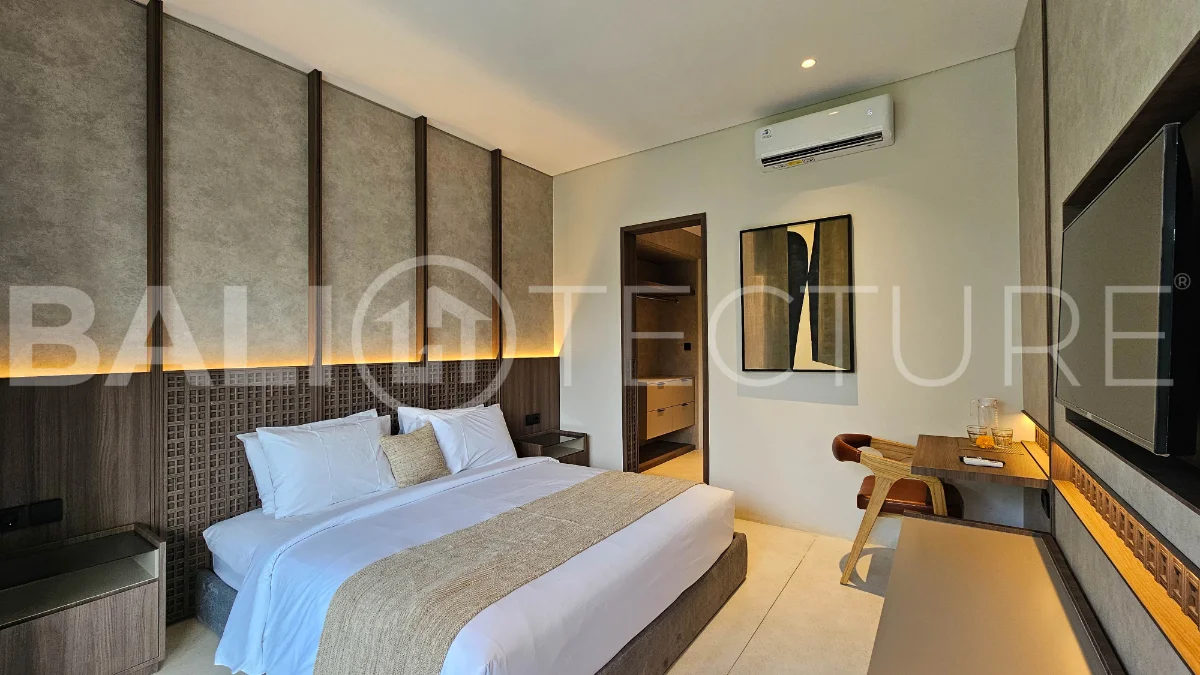 Modern two-storey villa on 200 m² freehold land featuring 3 bedrooms, 3 bathrooms, a powder room, private 2.5 m x 9 m swimming pool, warehouse, and parking for two cars.