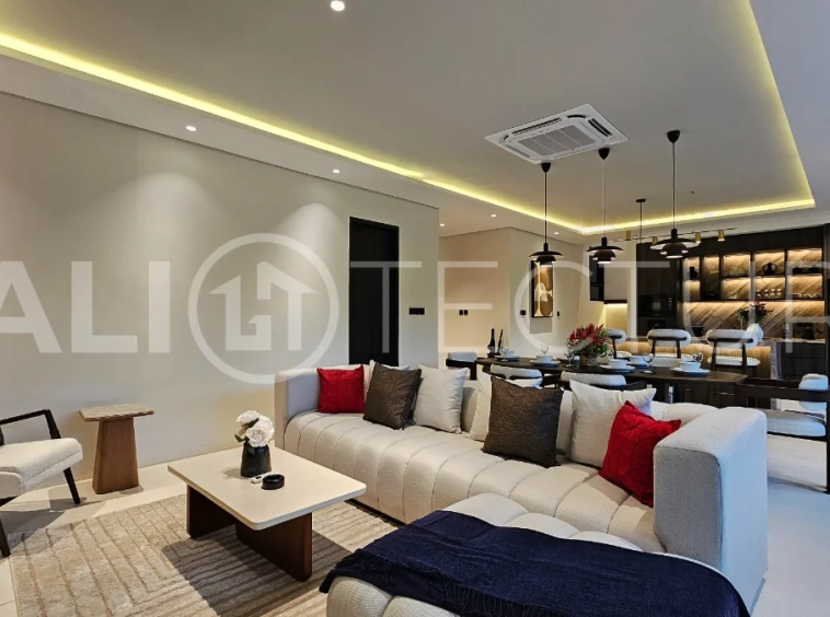 Modern two-storey villa on 200 m² freehold land featuring 3 bedrooms, 3 bathrooms, a powder room, private 2.5 m x 9 m swimming pool, warehouse, and parking for two cars.