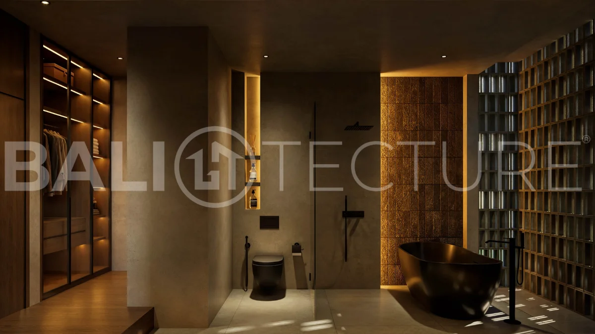 Luxury ocean view villa near Savaya Uluwatu, surrounded by jungle, featuring modern architecture, a private pool, spacious outdoor areas, and panoramic views of the ocean and tropical landscape.