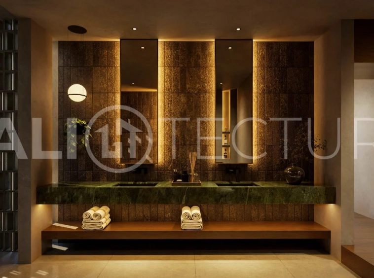 Luxury ocean view villa near Savaya Uluwatu, surrounded by jungle, featuring modern architecture, a private pool, spacious outdoor areas, and panoramic views of the ocean and tropical landscape.