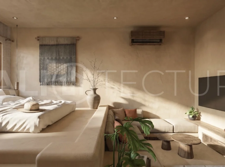Off-plan studio villa in Ubud, Bali, featuring a private pool, garden terrace, and tropical minimalist architecture.